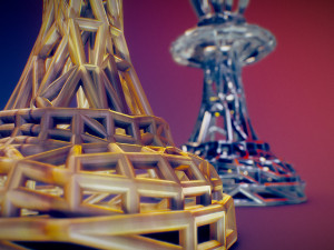 king chess piece 3D Принт Модель