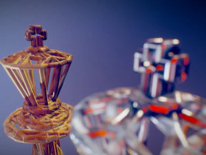 king chess piece 3D Print Model