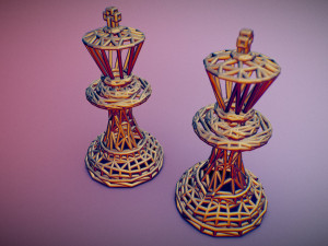king chess piece 3D Принт Модель