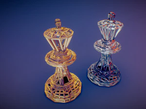 king chess piece 3D Print Model