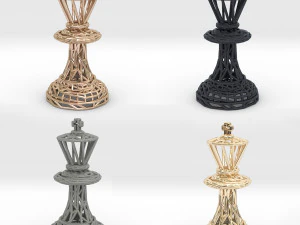 king chess piece 3D Print Model