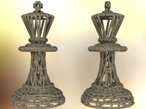 king chess piece 3D Принт Модель