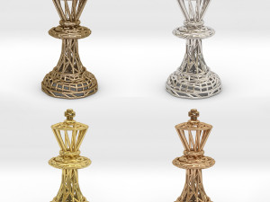 king chess piece 3D Принт Модель
