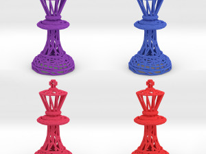 king chess piece 3D Принт Модель