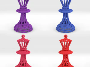king chess piece 3D Print Model