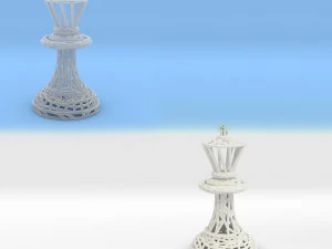 king chess piece 3D Print Model