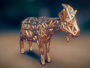 goat 3D Print Model