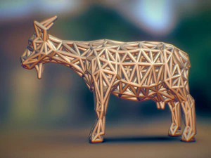 goat 3D Print Model