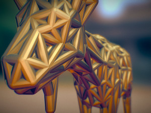 goat 3D Print Model