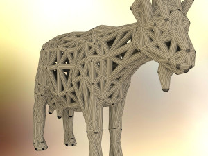goat 3D Print Model