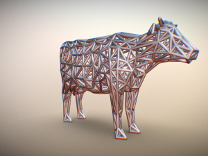 cow Modelo de Impressão 3D