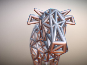 cow Modelo de Impressão 3D