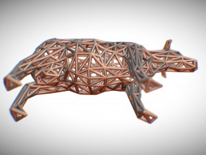 cow Modelo de Impressão 3D