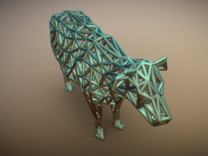 cow Modelo de Impressão 3D