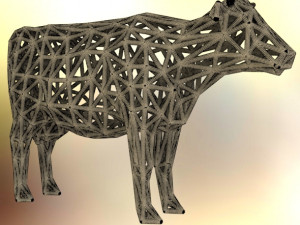 cow Modelo de Impressão 3D