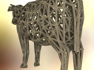 cow Modelo de Impressão 3D