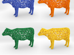 cow Modelo de Impressão 3D