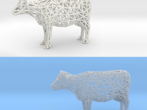 cow Modelo de Impressão 3D
