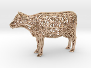 cow Modelo de Impressão 3D