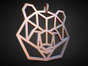 bear pendant 3D Print Model