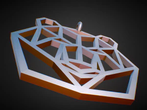 bear pendant 3D Print Model