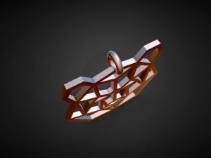 bear pendant 3D 프린트 모델