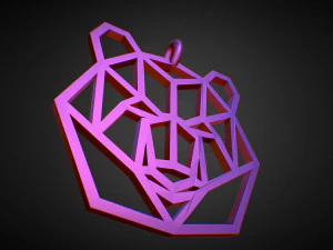 bear pendant 3D Print Model