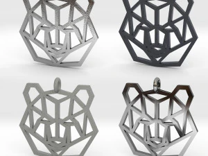 bear pendant 3D Print Model