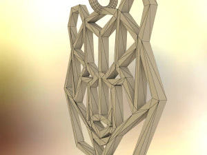 bear pendant 3D Print Model