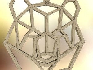 bear pendant 3D 프린트 모델