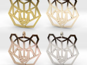 bear pendant 3D Print Model
