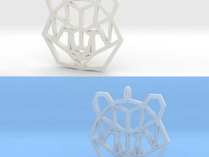 bear pendant 3D Print Model