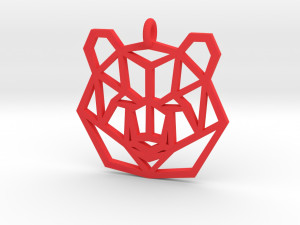bear pendant 3D 프린트 모델