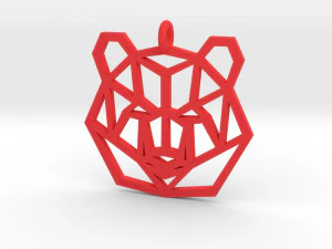 bear pendant 3D Print Model
