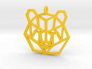 bear pendant 3D 프린트 모델