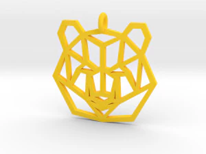 bear pendant 3D Print Model