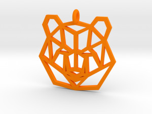 bear pendant 3D 프린트 모델
