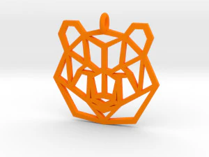 bear pendant 3D Print Model