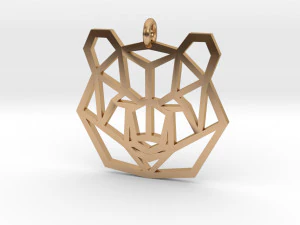 bear pendant 3D Print Model