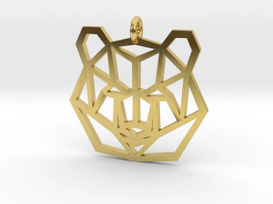 bear pendant 3D Print Model
