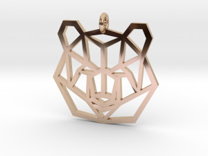 bear pendant 3D 프린트 모델