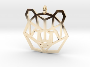 bear pendant 3D 프린트 모델