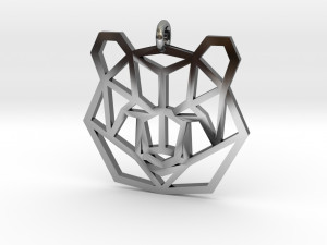 bear pendant 3D 프린트 모델