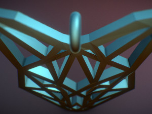 fox pendant Modelo de Impressão 3D