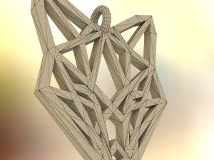fox pendant 3D Print Model