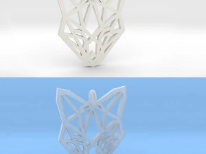fox pendant 3D Print Model