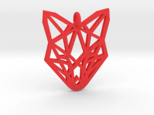 fox pendant 3D Print Model