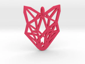 fox pendant 3D Print Model