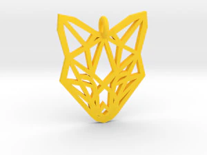 fox pendant 3D Print Model