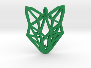 fox pendant Modelo de Impressão 3D